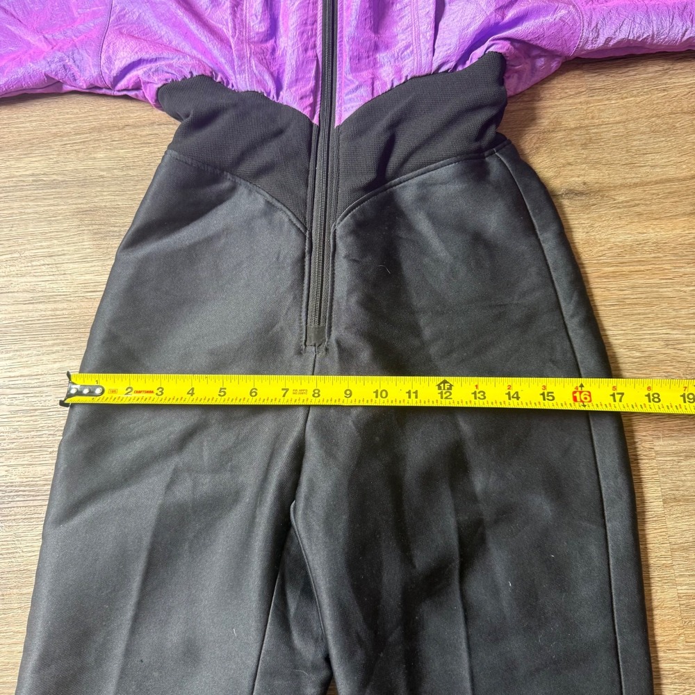 VTG NILS Skiwear One Piece Snowsuit Jumpsuit Iridescent Purple | Size XS - Picture 16 of 16